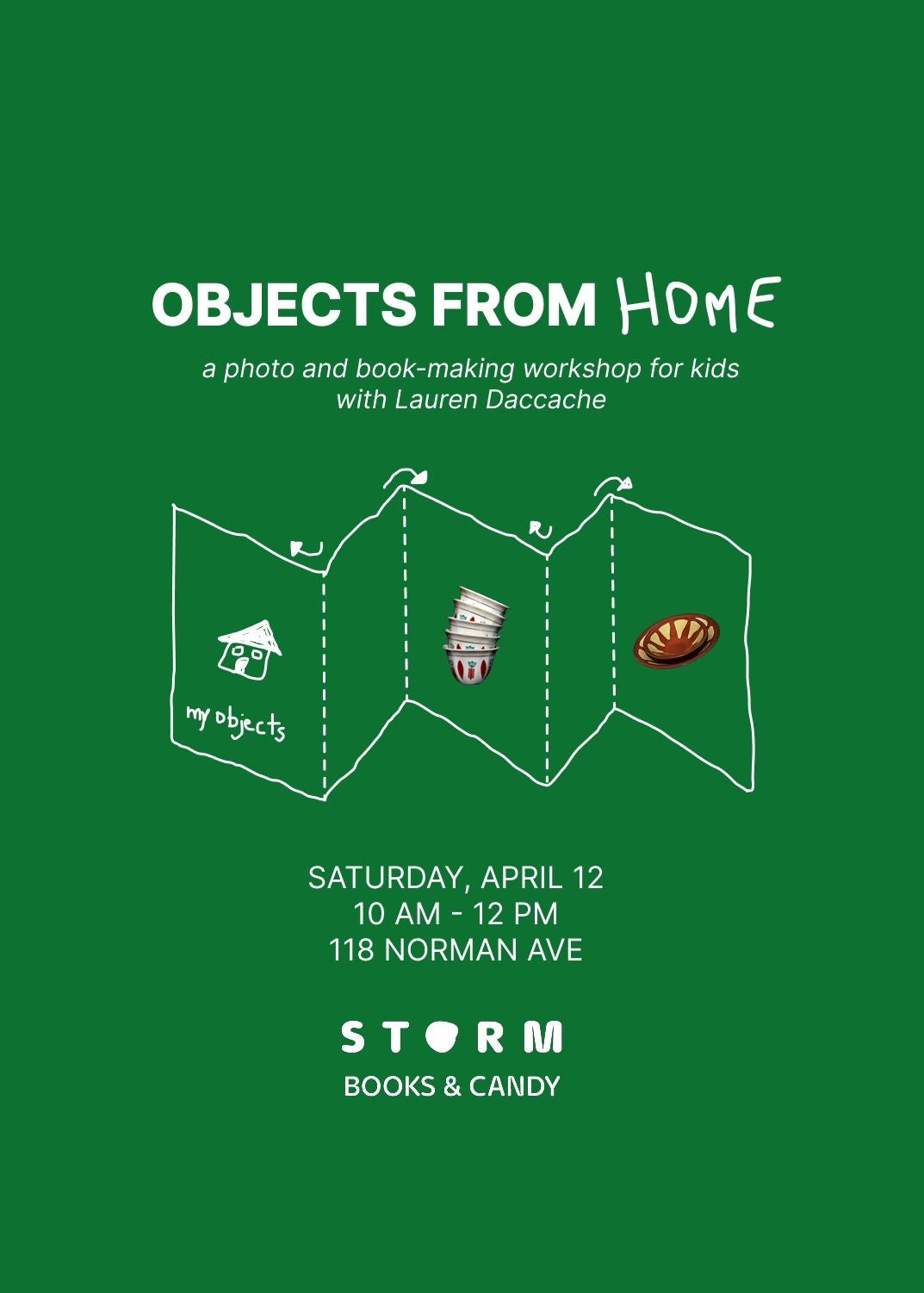 APR 12 • WORKSHOP – Objects from home with Lauren Daccache