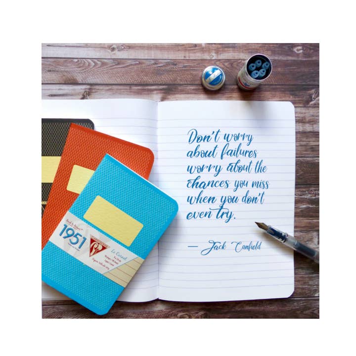 1951 Clothbound Notebook (A5): Red – Clairefontaine