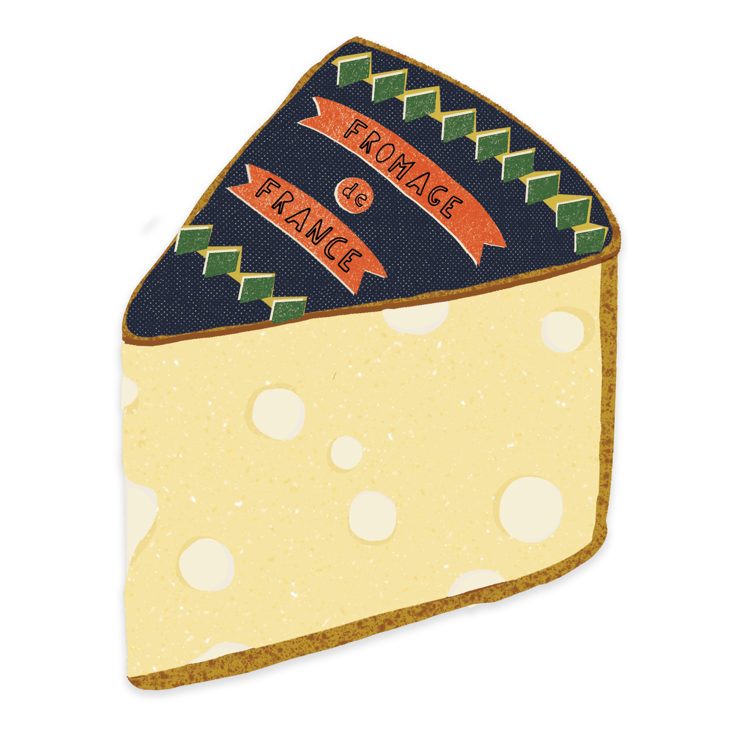 Cheese - individual sticker