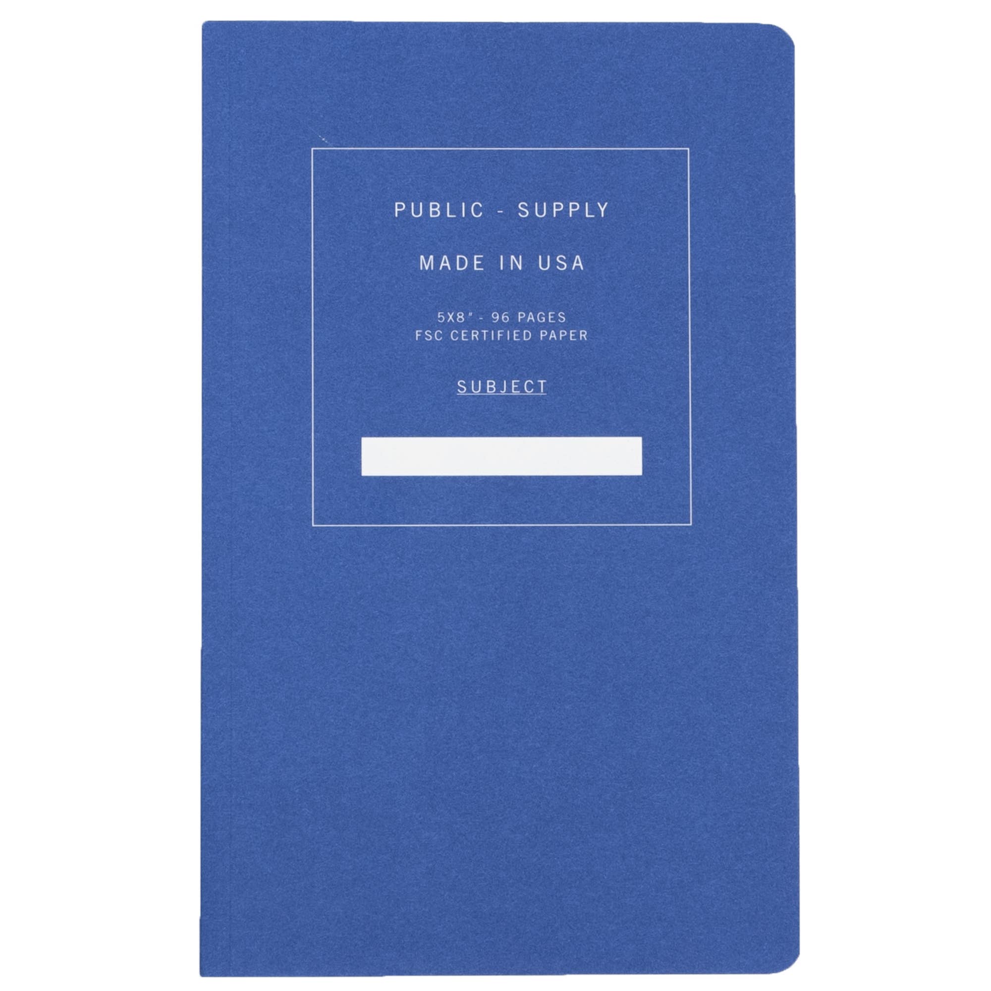 5x8" Soft Cover Notebook - Blue: Dot