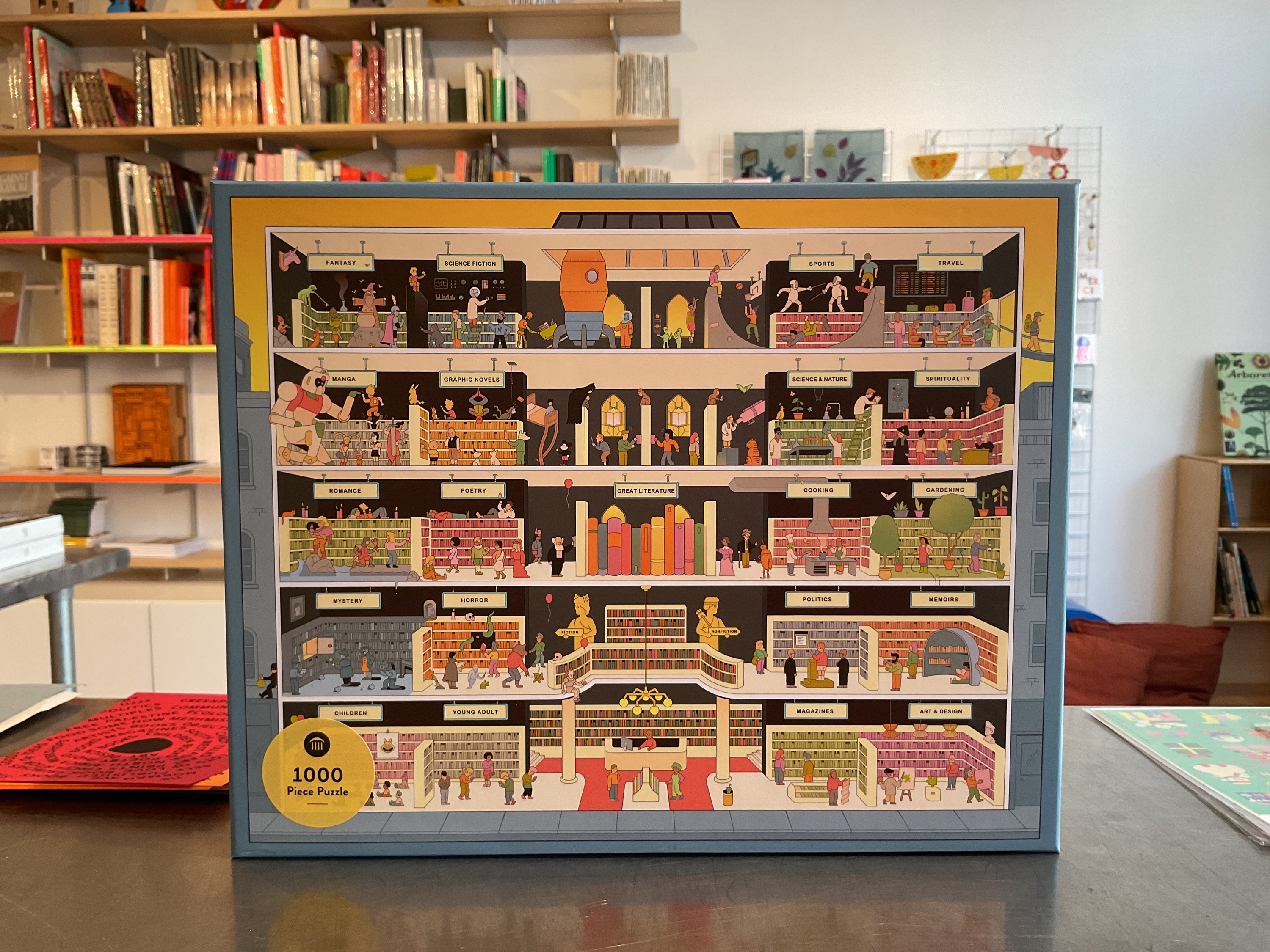 In the Bookstore puzzle