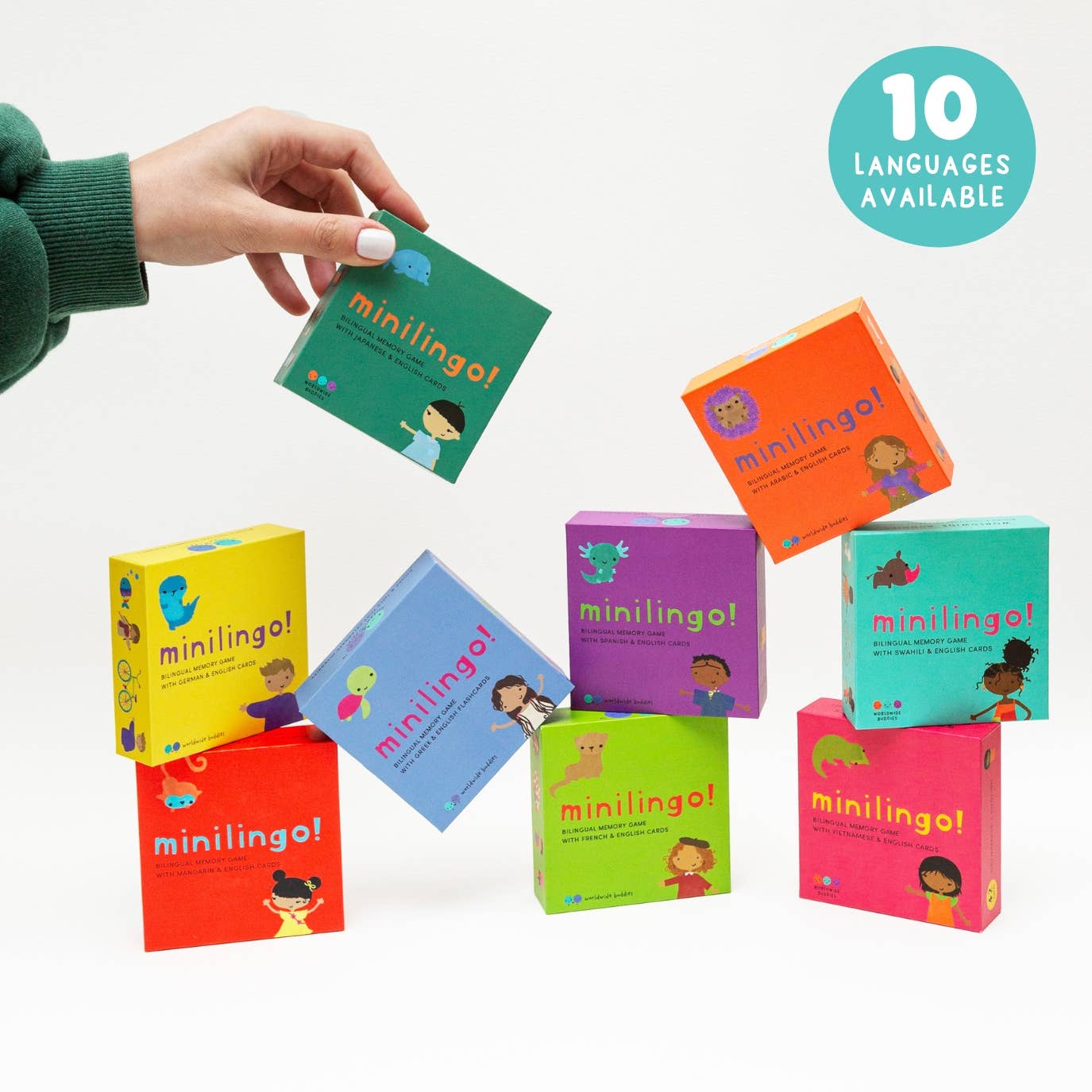 Minilingo Bilingual French/English Flashcards for Kids