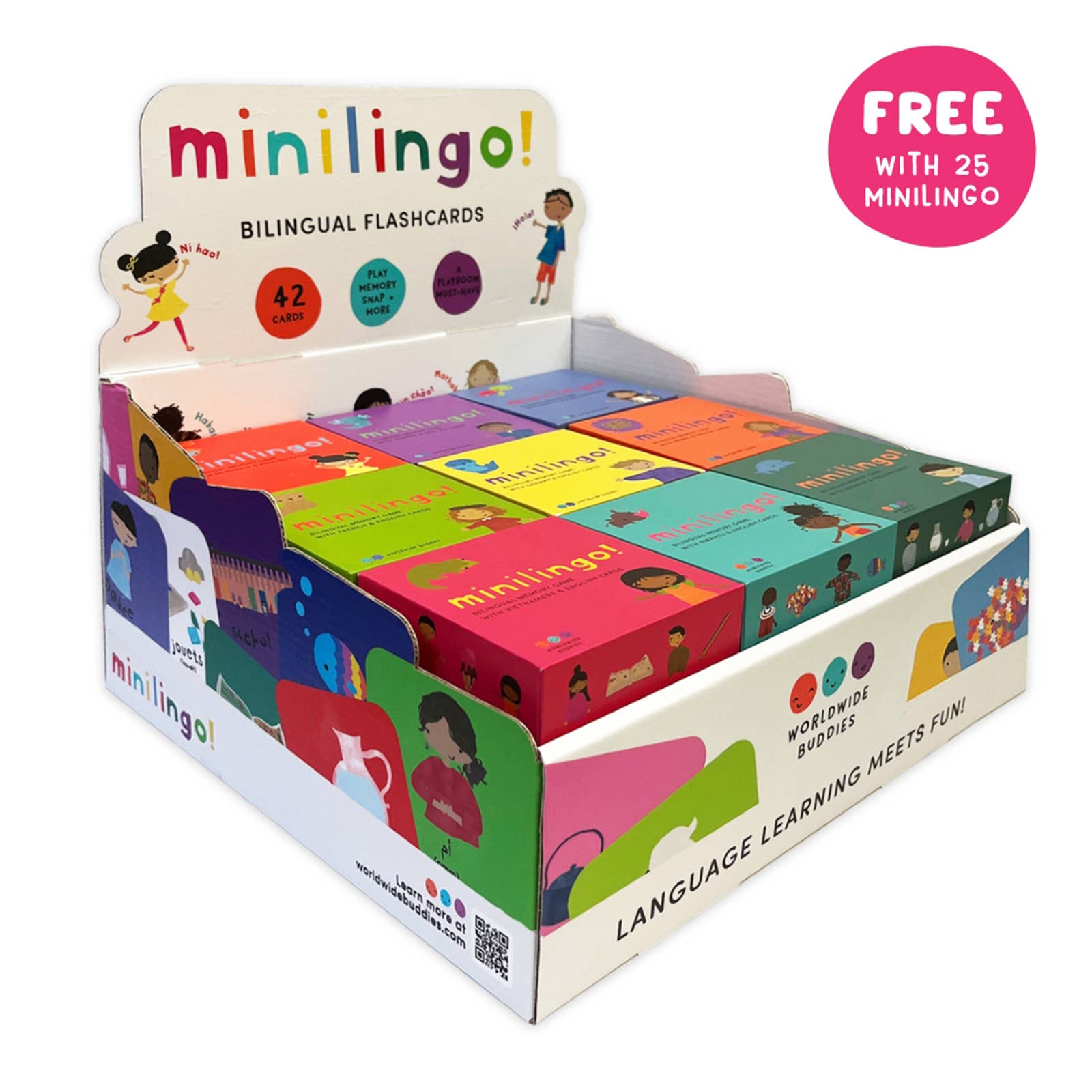 Minilingo Bilingual French/English Flashcards for Kids