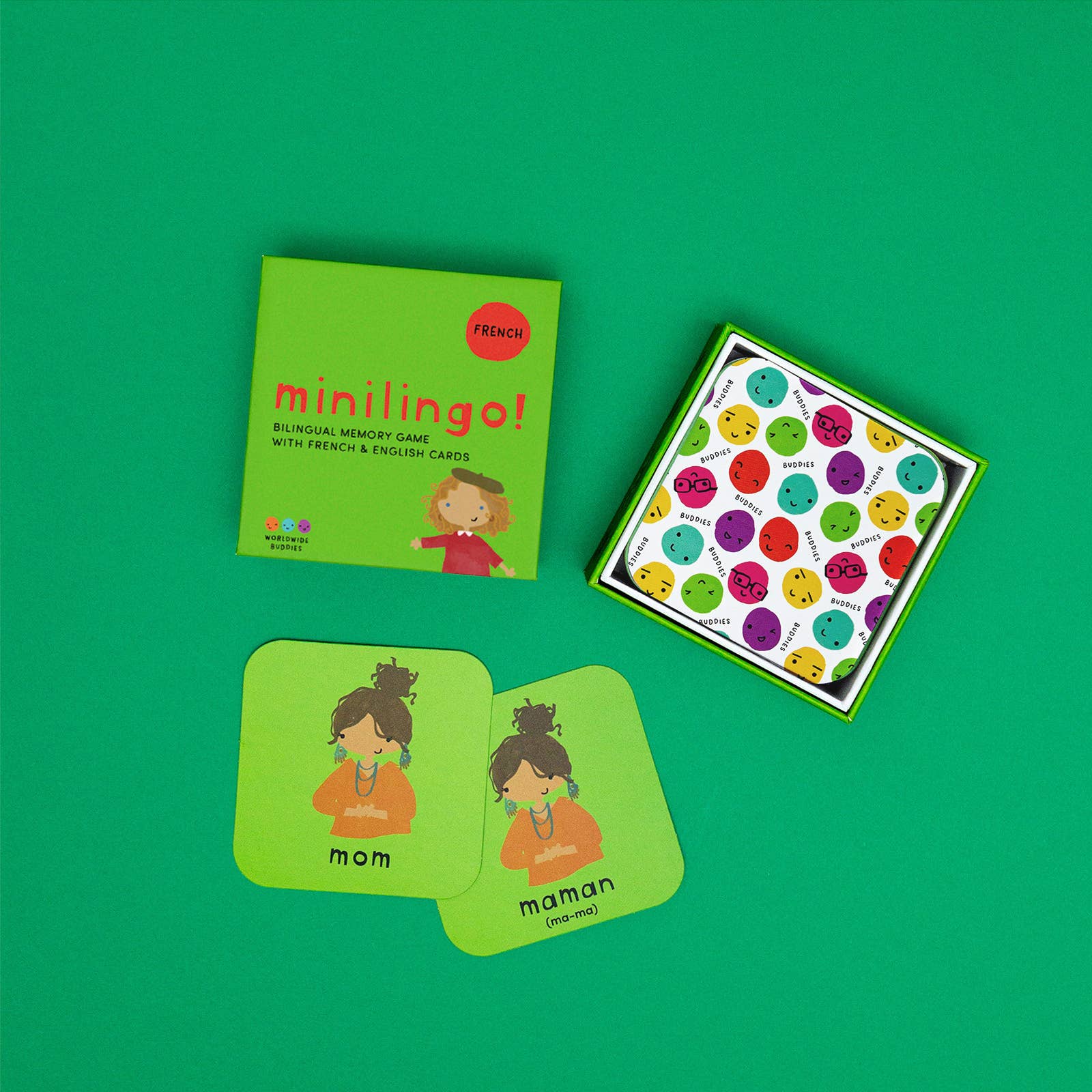 Minilingo Bilingual French/English Flashcards for Kids