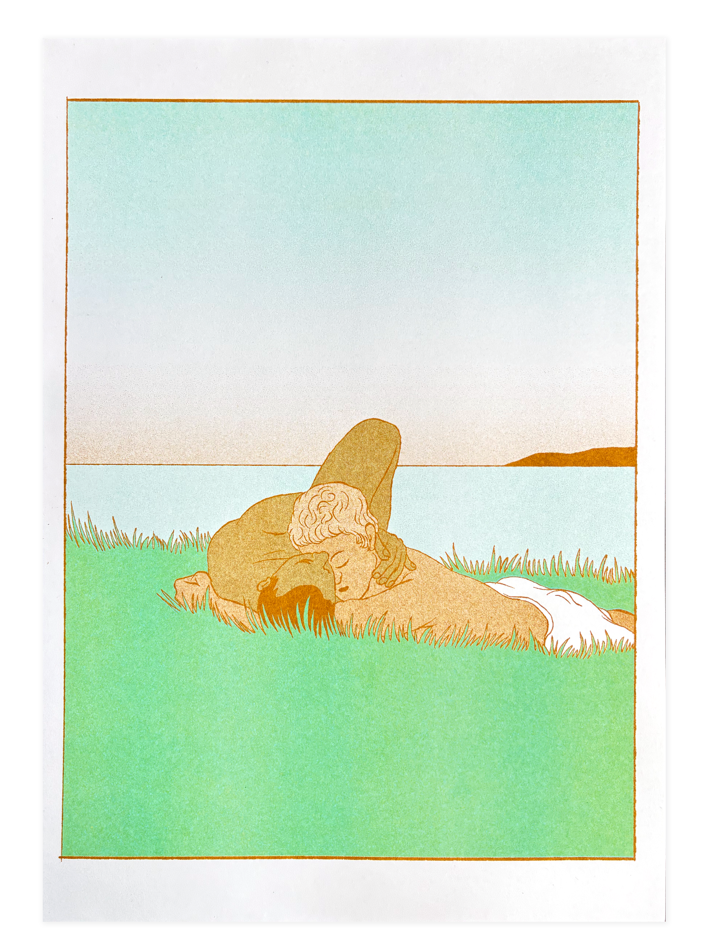 On greener grass (green version -A4) - Joseph Kai