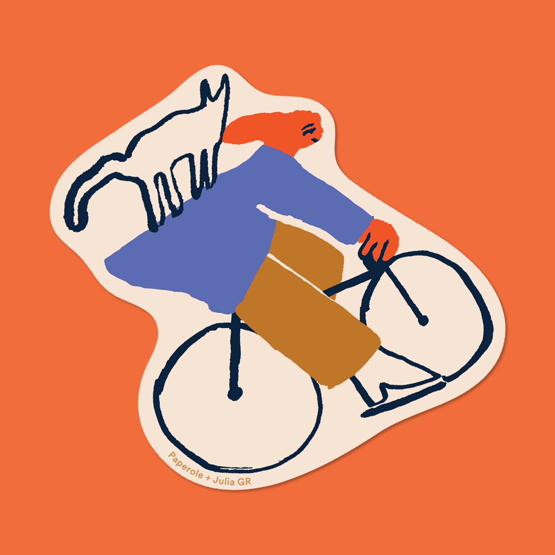 BIKE RIDE Sticker —  Paperole