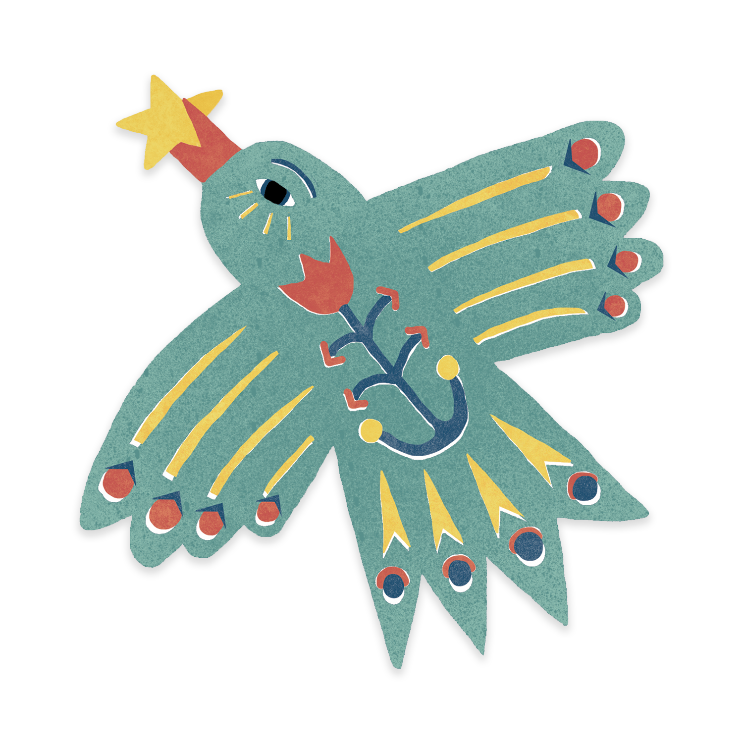 Star Bird sticker – Isatopia