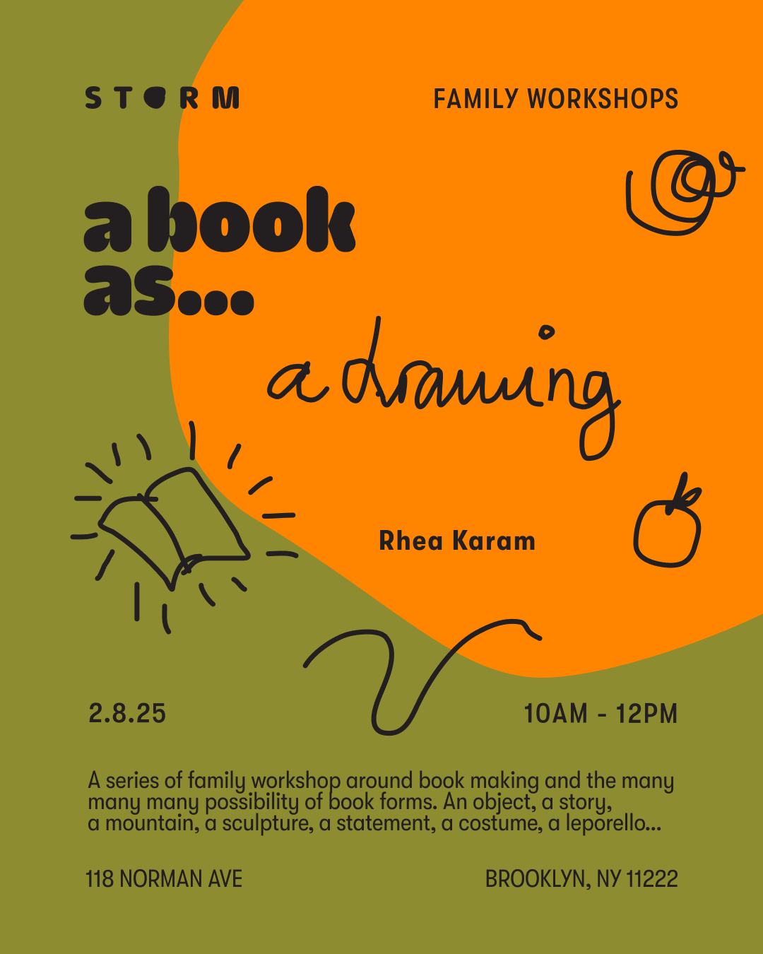 FEB 8 • A book as ... a drawing – Rhea Karam