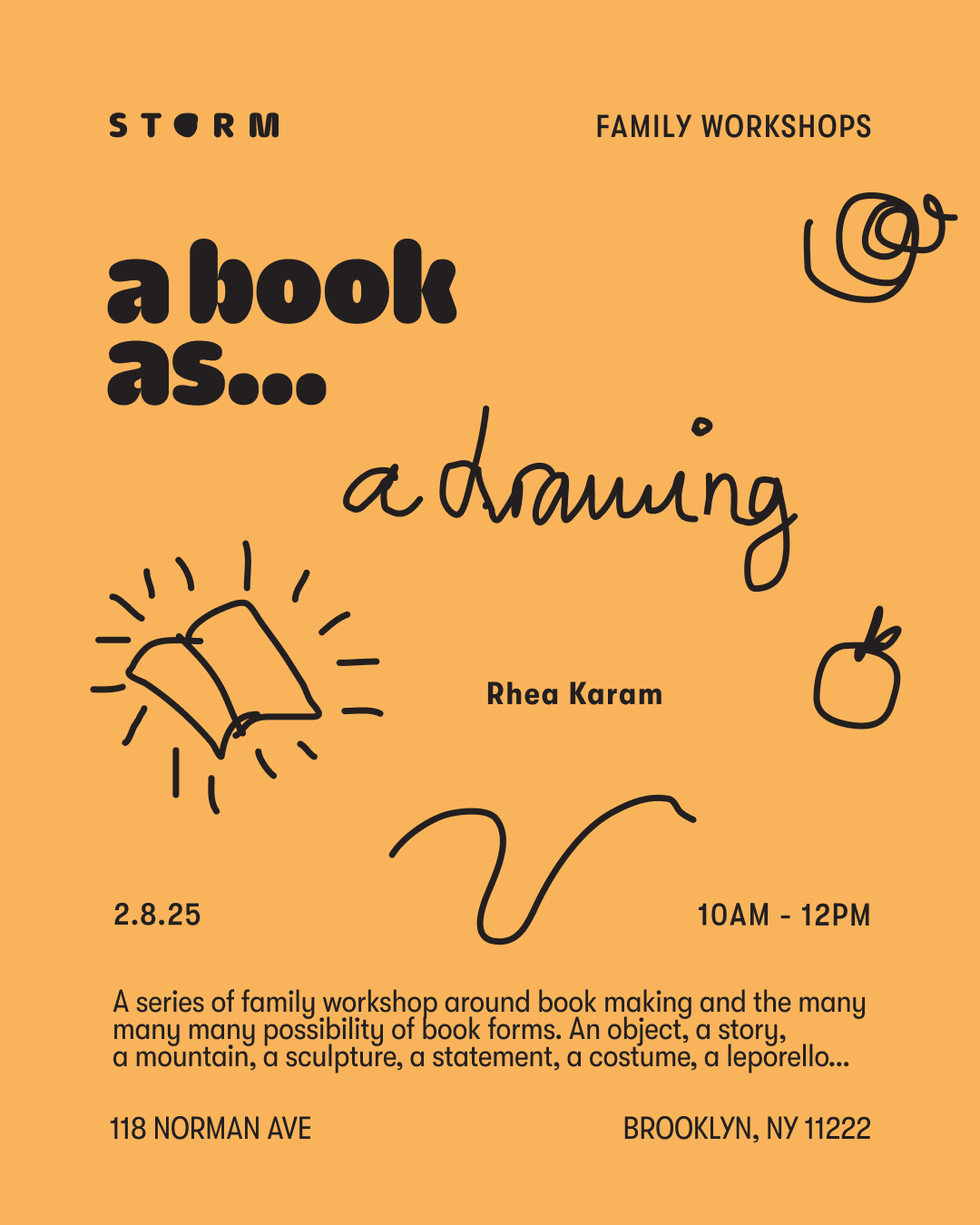 FEB 8 • A book as ... a drawing – Rhea Karam