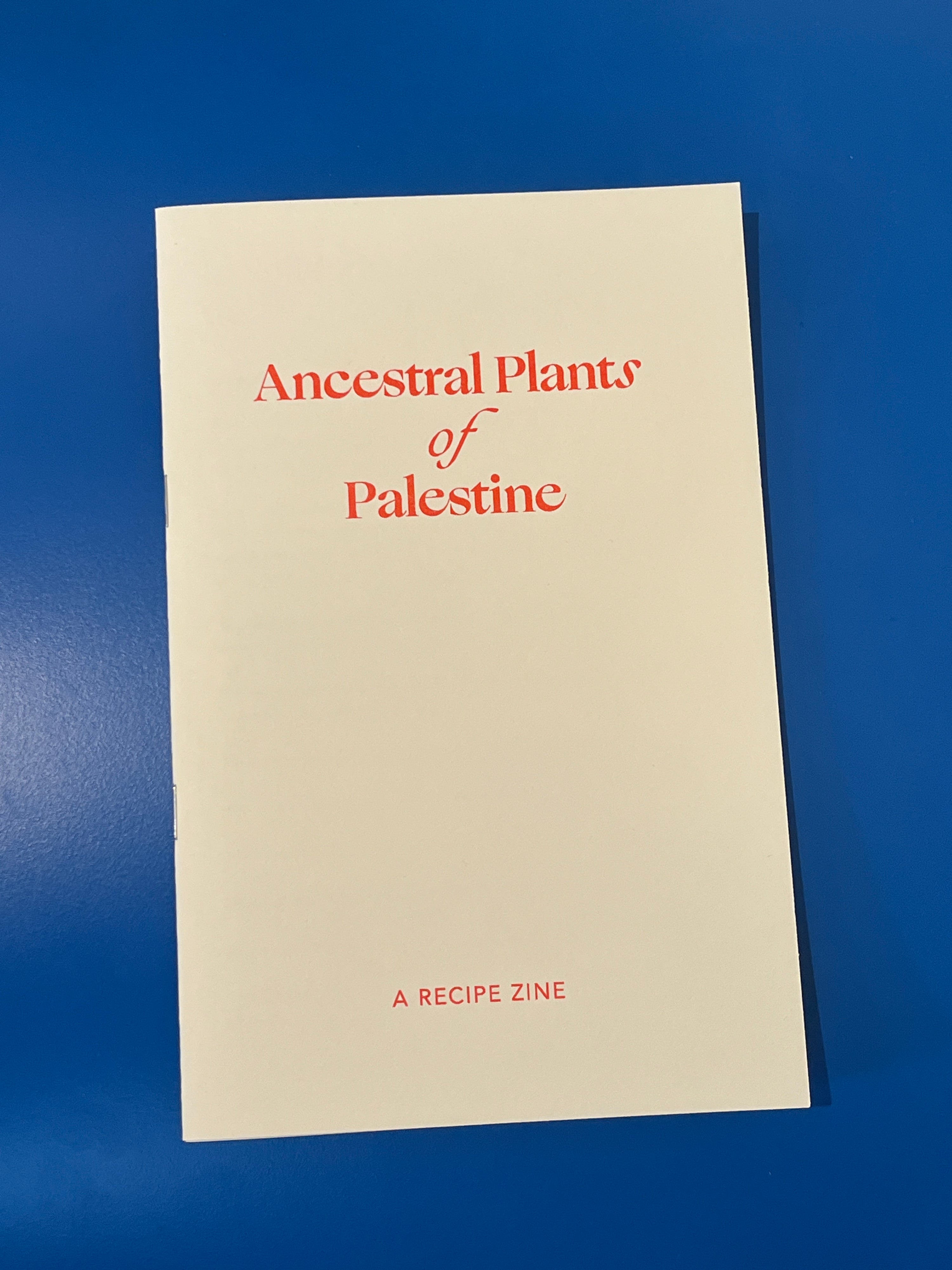 Ancestral Plants of Palestine – Michelle Nazzal