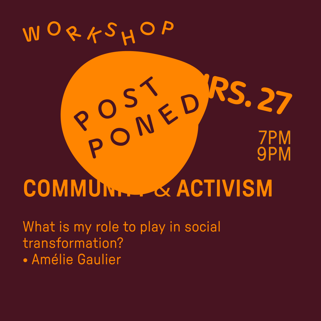 June 27 • Community & Activism • Amélie Gaulier