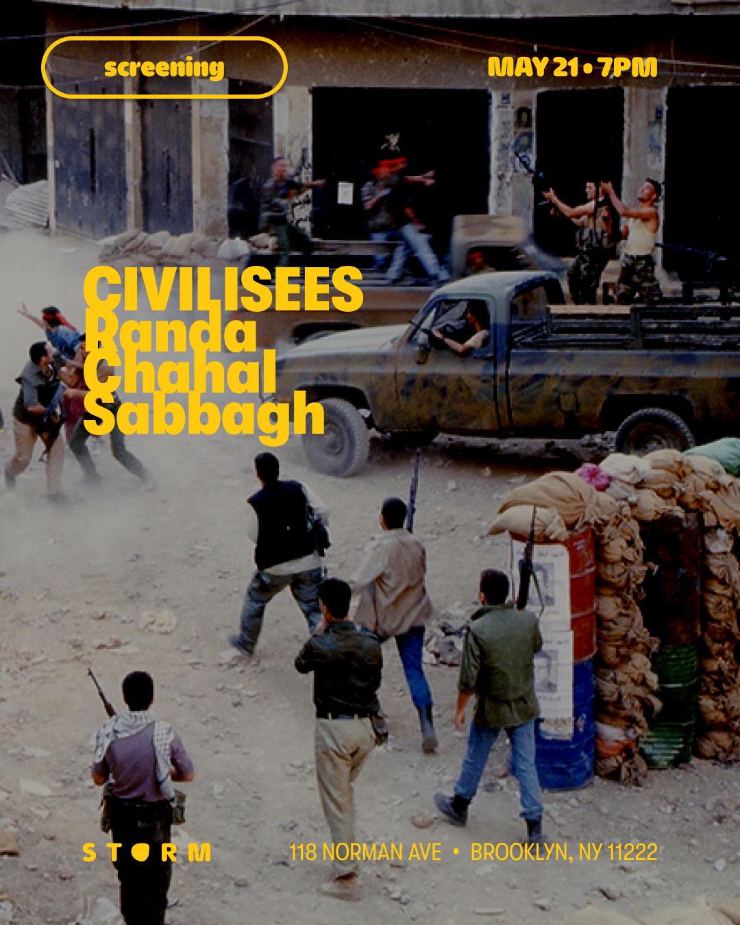 MAY 21 • SCREENING – Civilized People by Randa Chahal Sabbagh