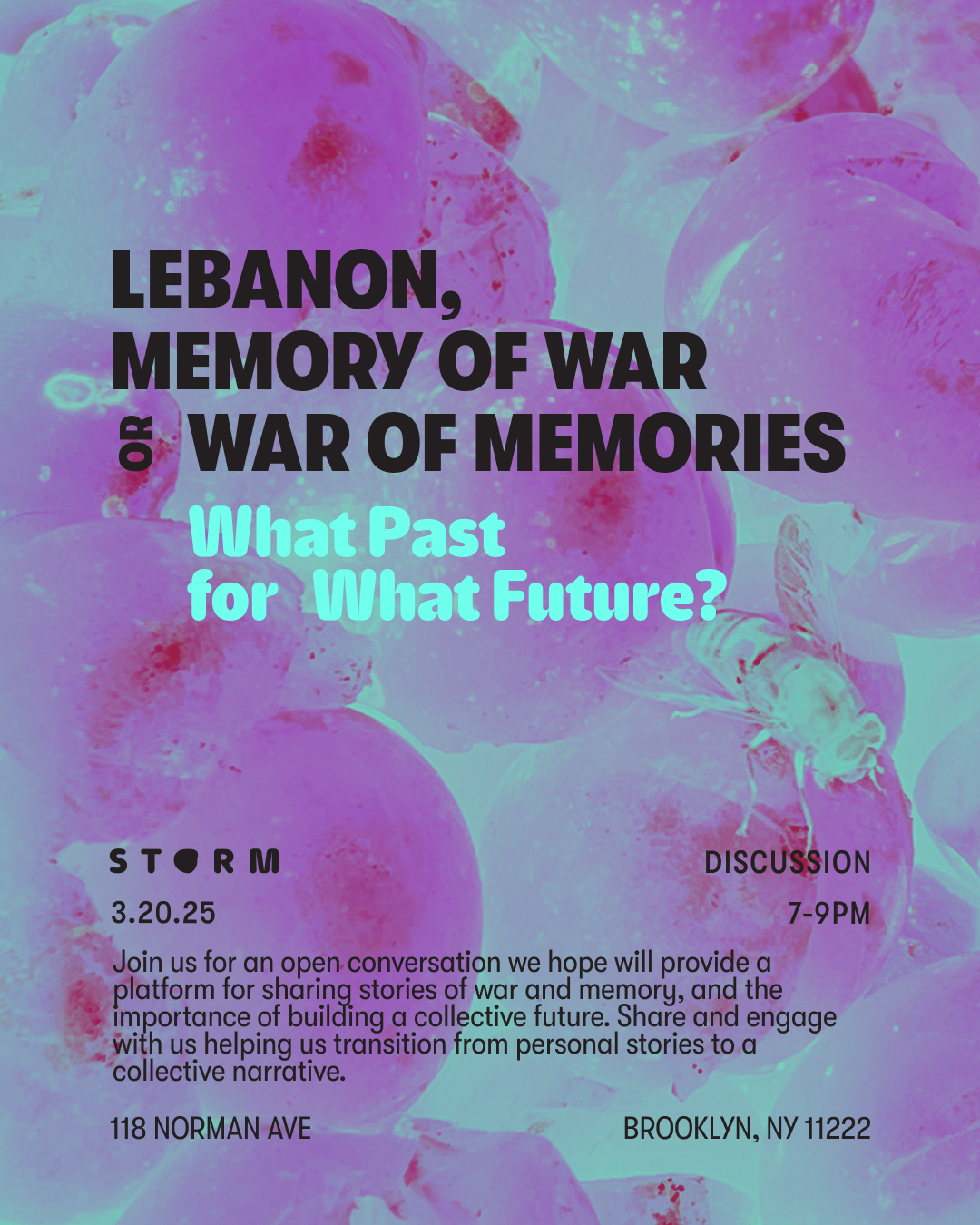 MAR 20 • CONVERSATION Memories of War of War of memories – what Past for what Future?