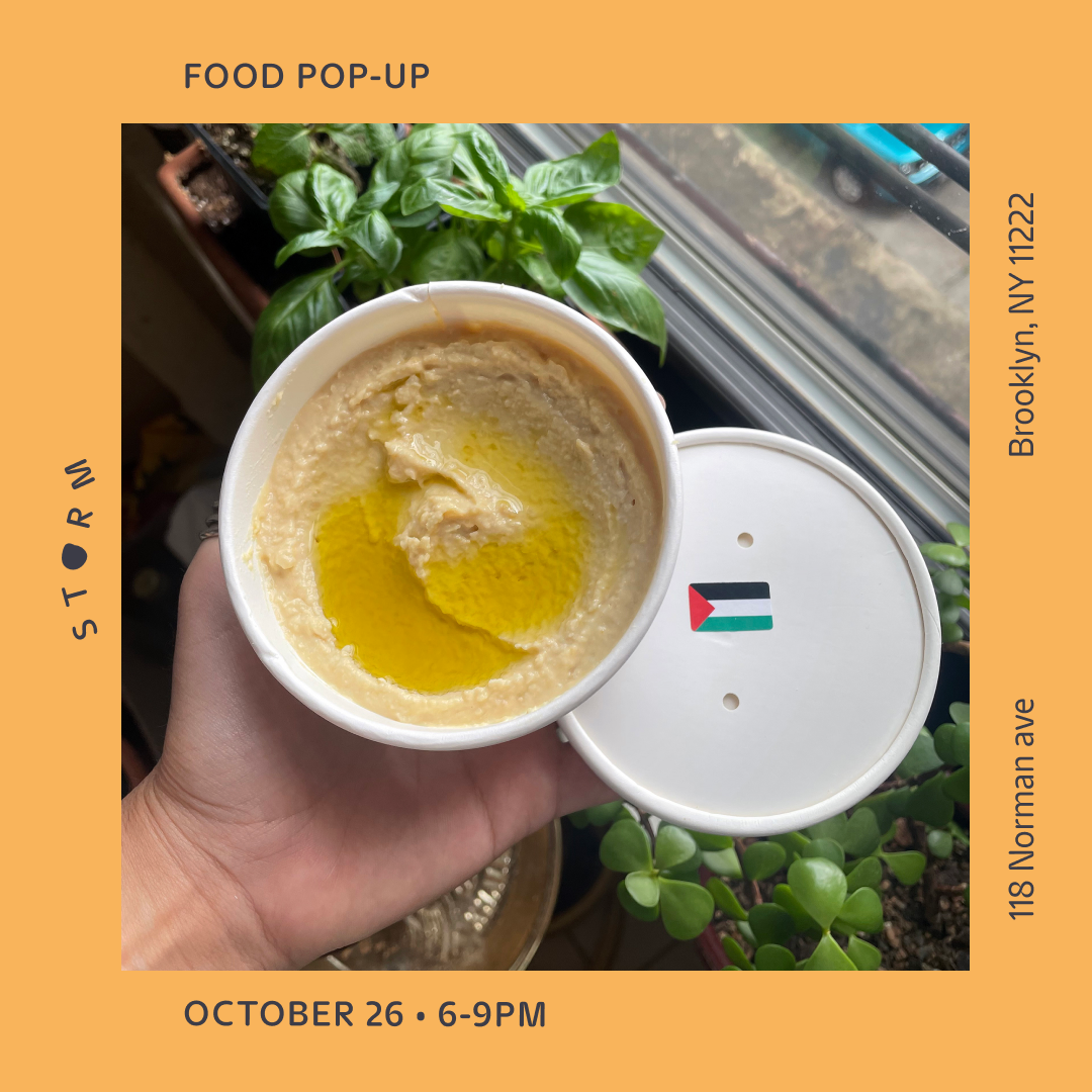 Oct 26 • Hummus w zeitouni POP-UP – Zeina Zeitoun & Johnny Hummus