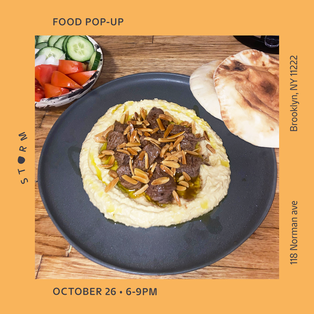 Oct 26 • Hummus w zeitouni POP-UP – Zeina Zeitoun & Johnny Hummus