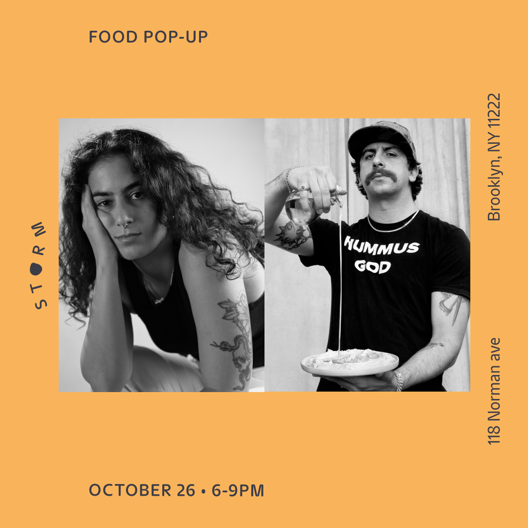 Oct 26 • Hummus w zeitouni POP-UP – Zeina Zeitoun & Johnny Hummus