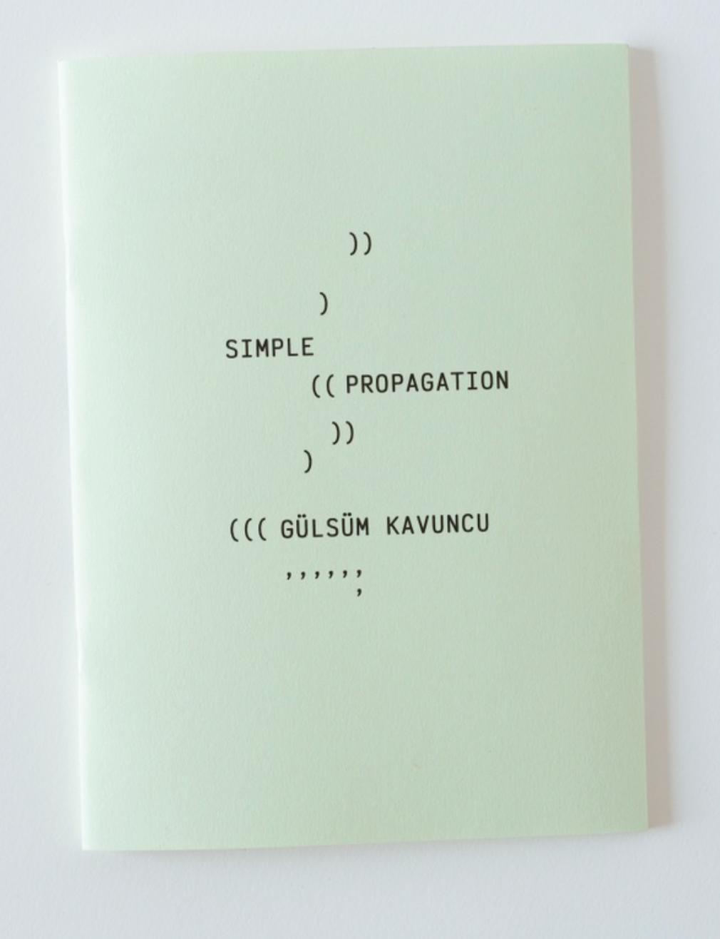 Simple Propagation – Gülsüm Kavuncu • Archive