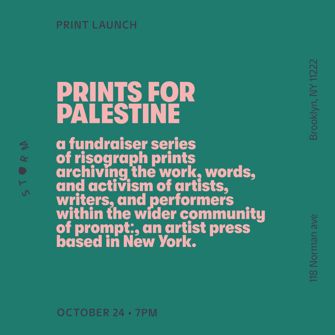 Oct 24 • Prints for Palestine – prompt: