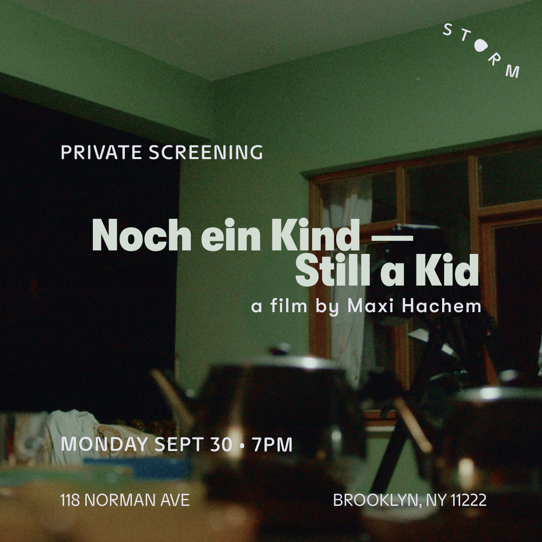 Sept 30 • Screening • Noch ein Kind — Still a Kid by Maxi Hachem