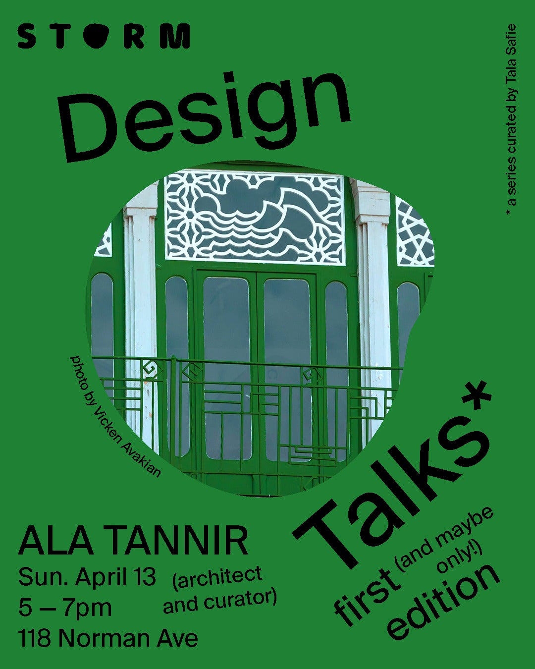 APR 13 • DESIGN TALKS – Ala Tannir x Tala Safie