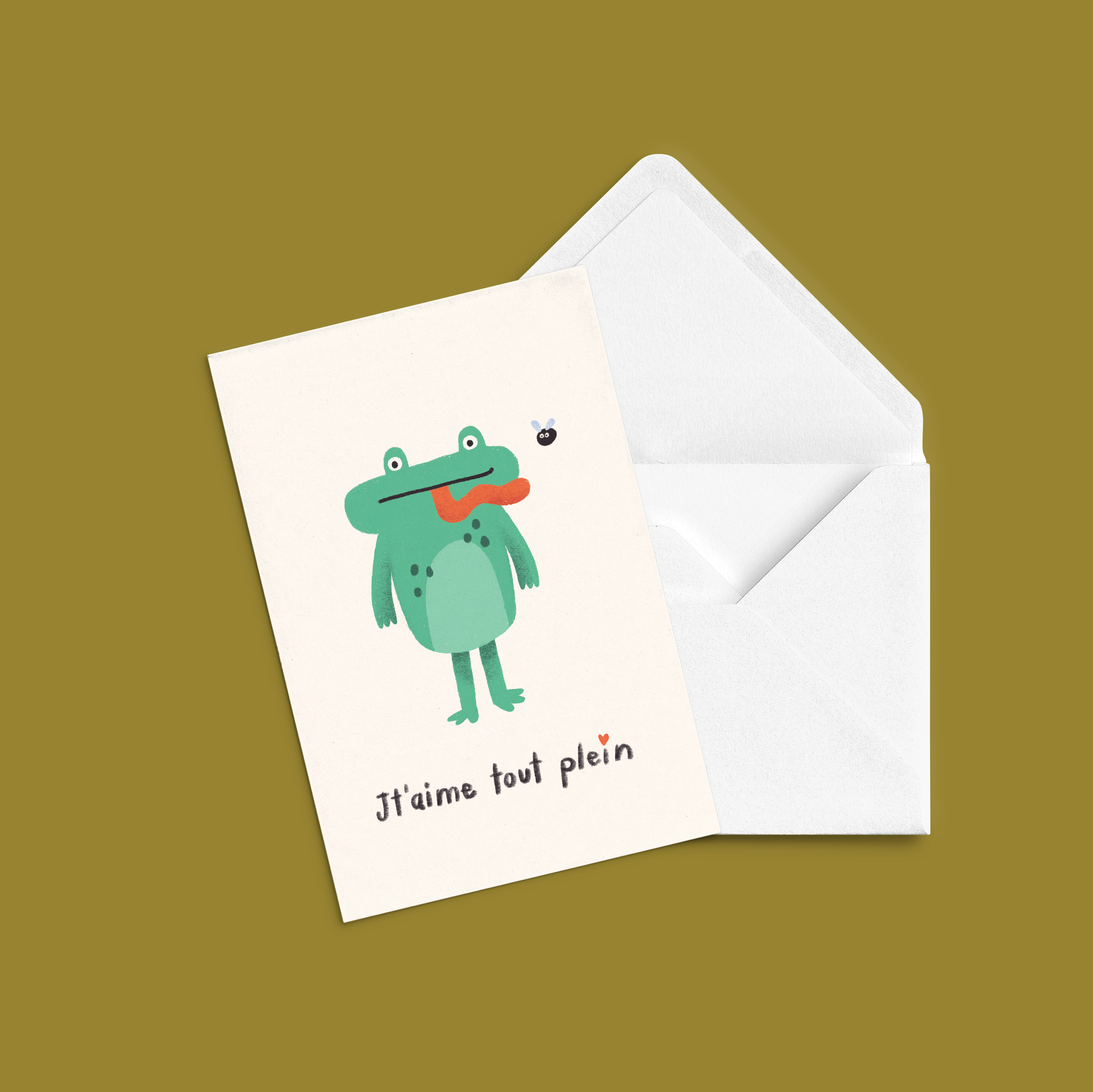 Greeting Card 'J'taime tout plein'