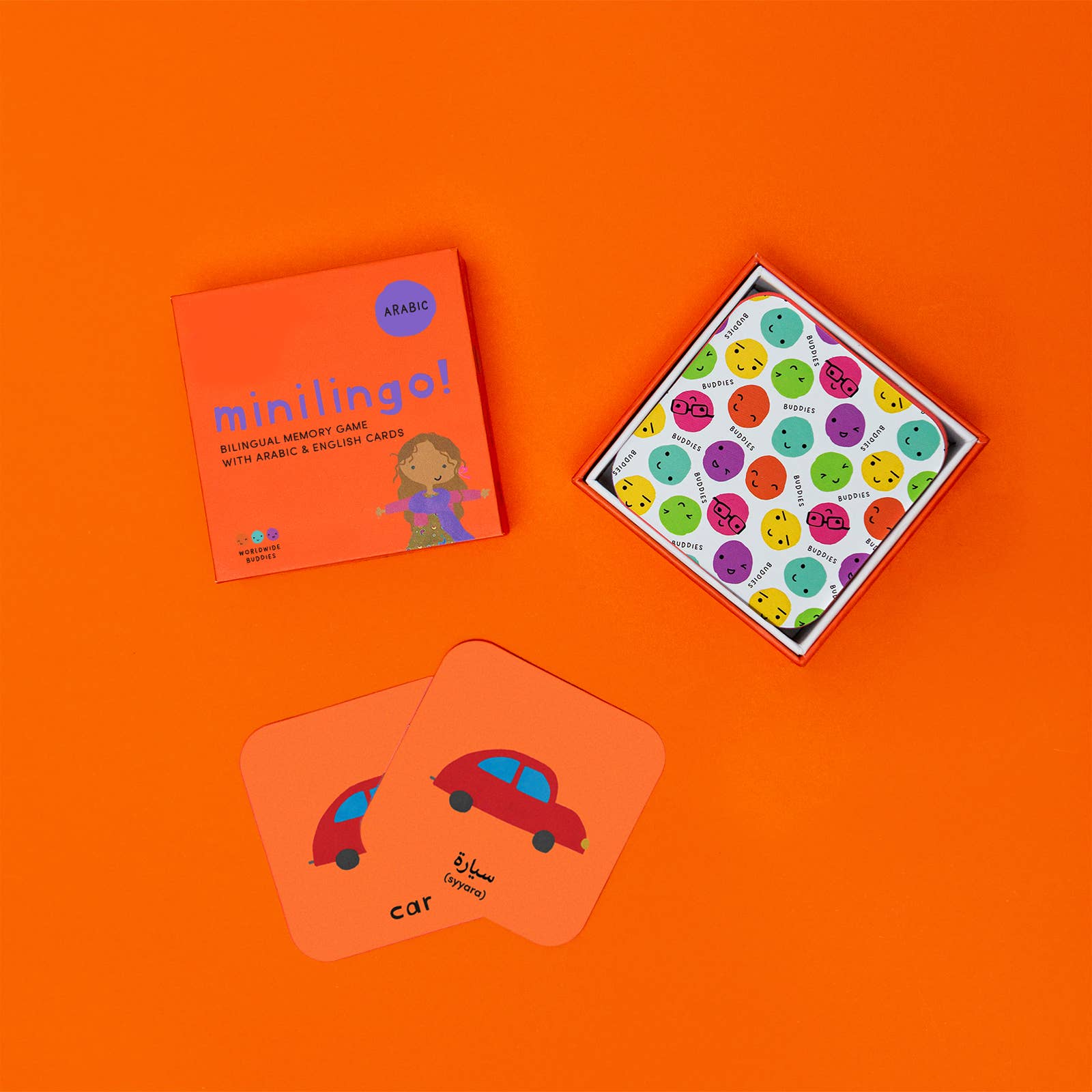 Minilingo Arabic/English Bilingual Flashcards for Kids