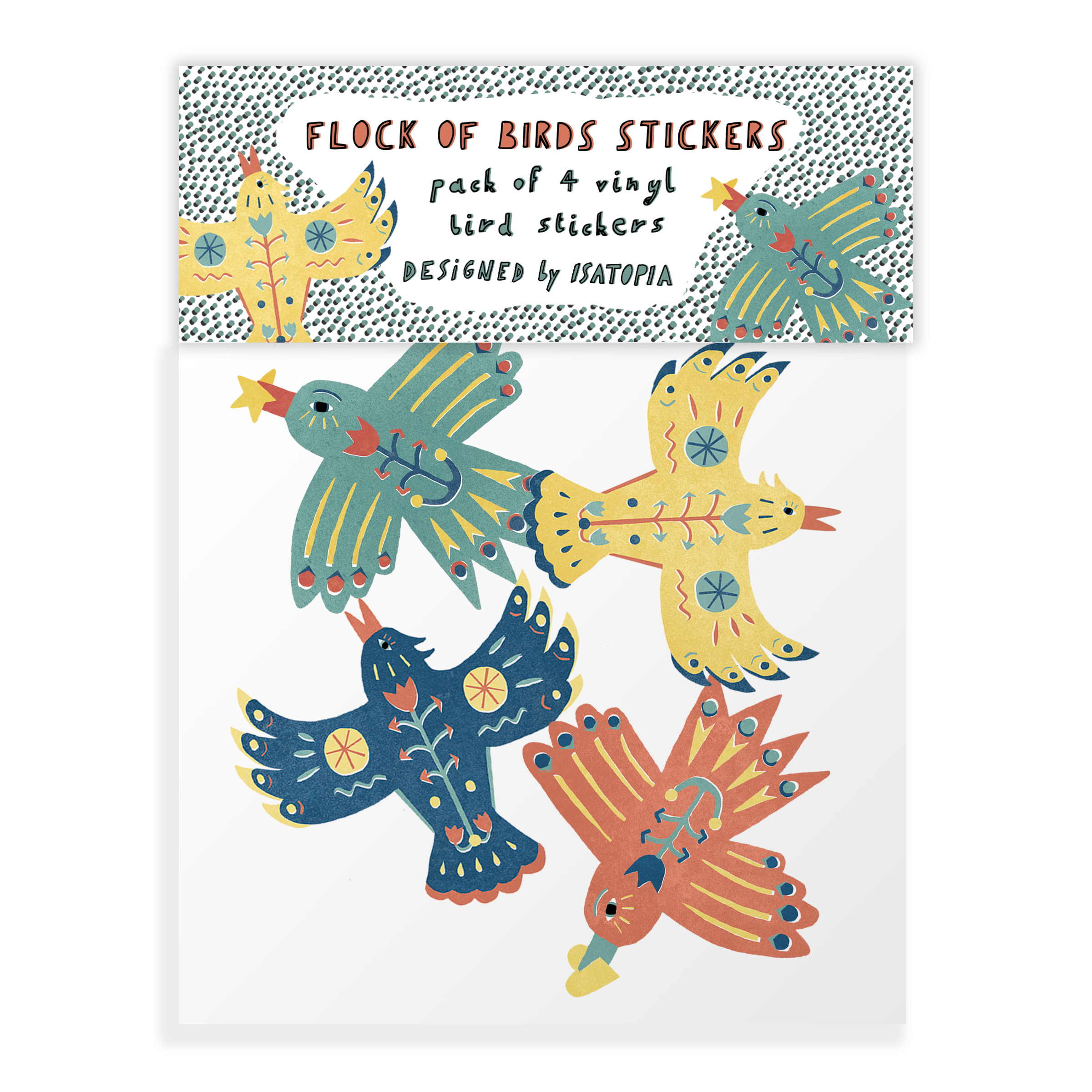 Flock of Birds Stickers Pack – Isatopia